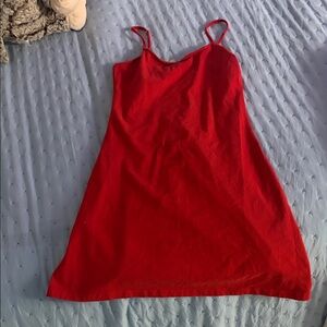 H&M Vibrant Red Slip Dress